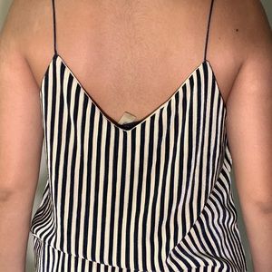 navy & creme striped from cotton on